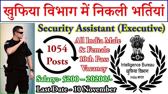 Intelligence Bureau Ib Security Assistant Job Profile Work Profile Knower Nikhil